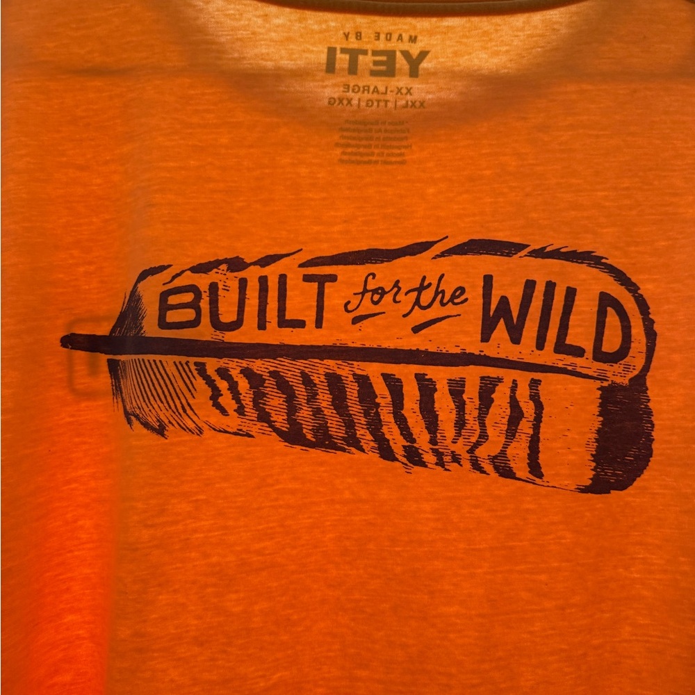 Yeti Orange Graphic Tee